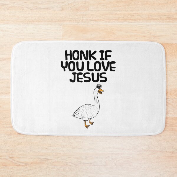 Item preview, Honk If You Love Jesus, Christian Church Goose Funny designed and sold by doodlerob.