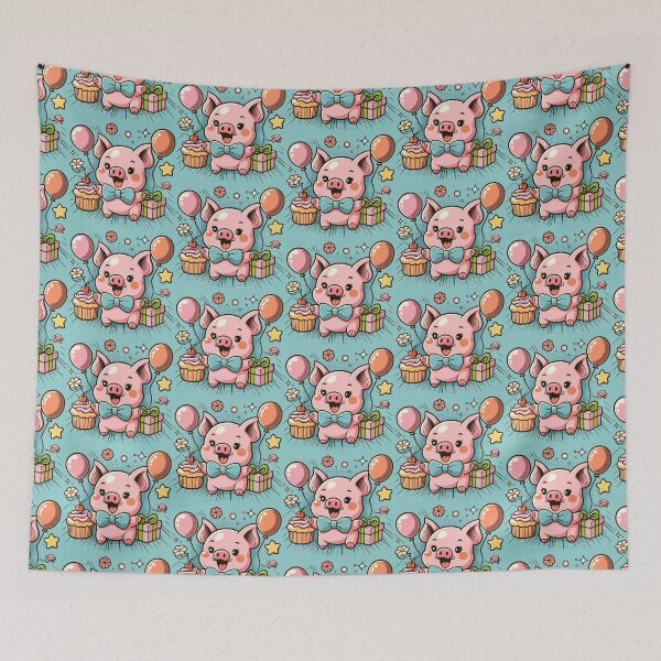 Item preview, Cute little pink pig designed and sold by Dogandesighn.
