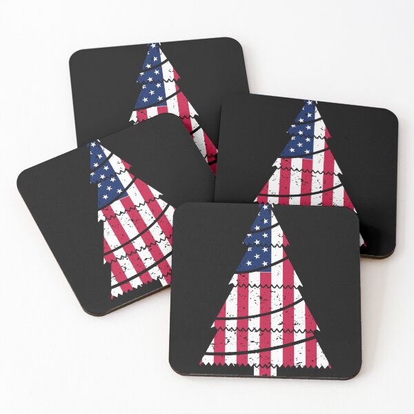 Item preview, American Flag Christmas Tree designed and sold by Lineer22.