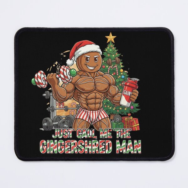 Item preview, Funny Gingershred Bodybuilding Gym Christmas designed and sold by MIMSCorneR.