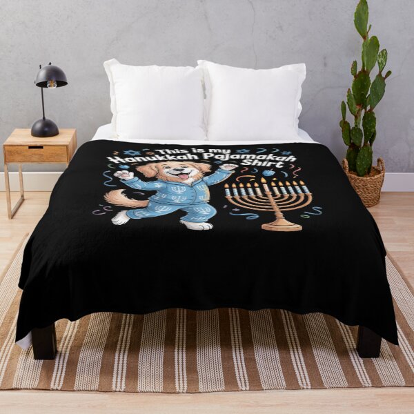 Item preview, This Is My Hanukkah Pajamakah Dog Funny designed and sold by snowry.