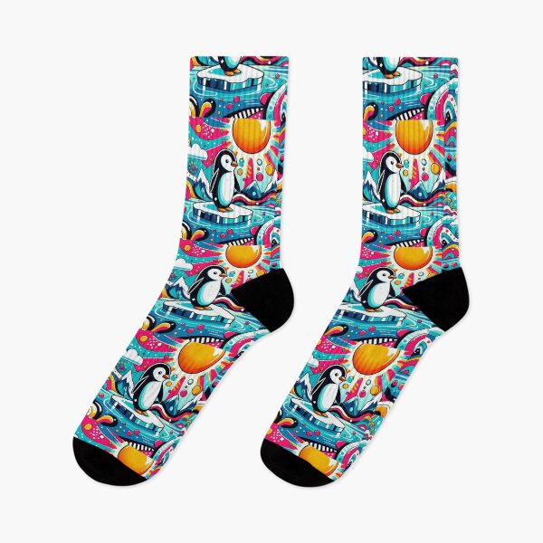 Item preview, pop art style cute little penguin designed and sold by Dogandesighn.