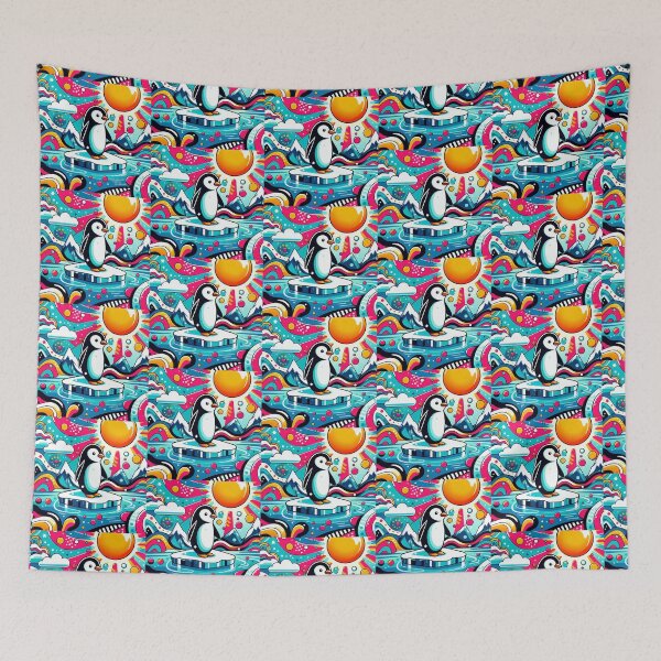 Item preview, pop art style cute little penguin designed and sold by Dogandesighn.