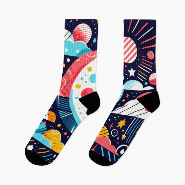 Item preview, Cosmic Joy: Vibrant Graphic Moon and Starscape designed and sold by daweave77.