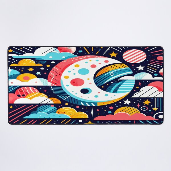 Item preview, Cosmic Joy: Vibrant Graphic Moon and Starscape designed and sold by daweave77.
