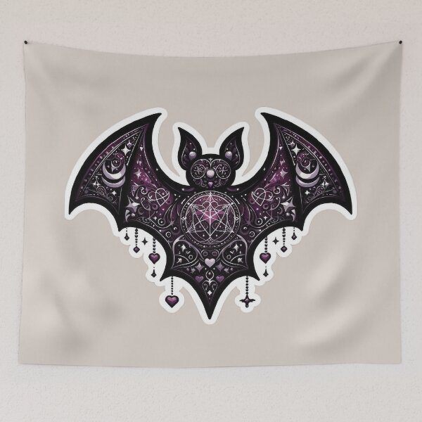 Item preview, Gothic Bat – Mystical Nocturnal Spirit designed and sold by Roberta Calabrese.