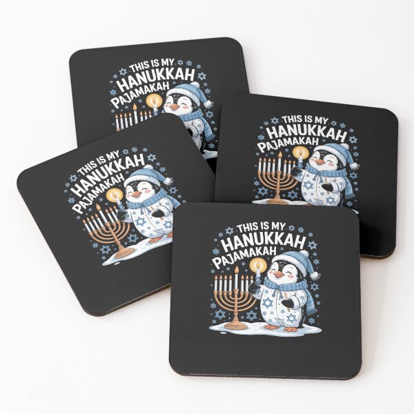 Item preview, This Is My Hanukkah Pajamakah Penguin Funny designed and sold by snowry.