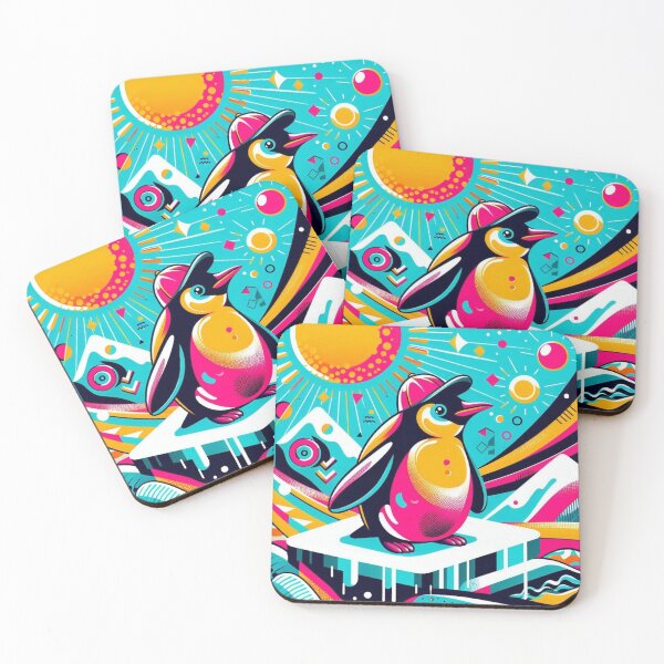 Item preview, pop art style penguin designed and sold by Dogandesighn.