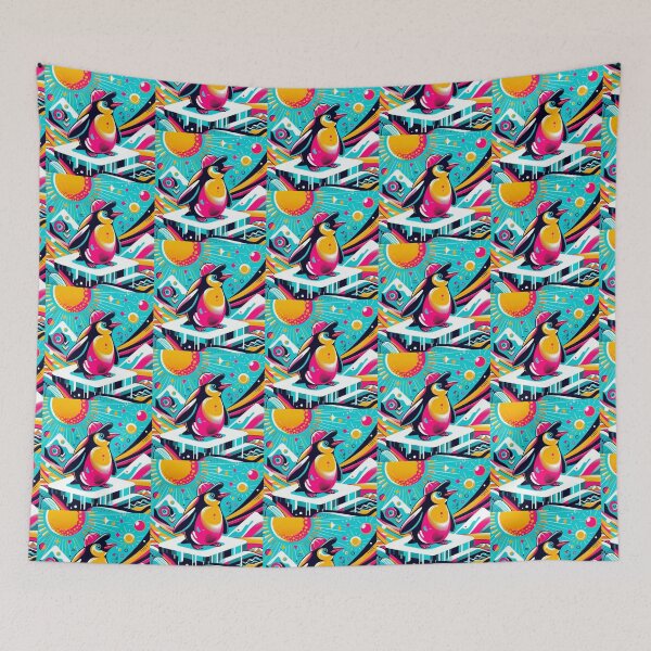 Item preview, pop art style penguin designed and sold by Dogandesighn.