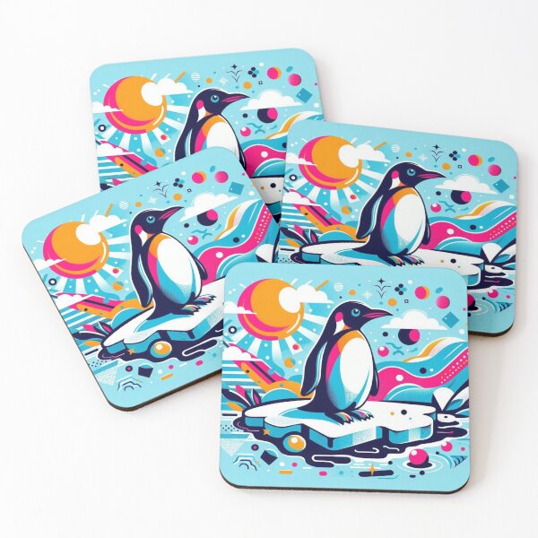 Item preview, pop art style cute penguin designed and sold by Dogandesighn.