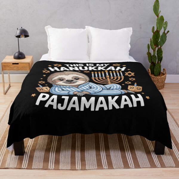 Item preview, This Is My Hanukkah Pajamakah Sloth Funny designed and sold by snowry.