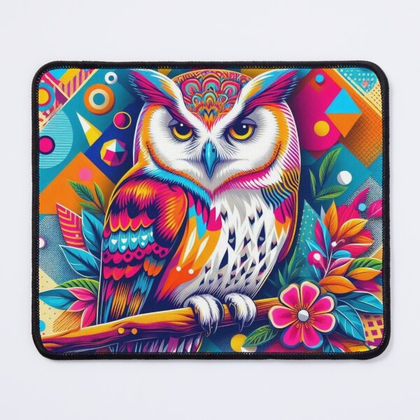 Item preview, pop art style cute owl designed and sold by Dogandesighn.