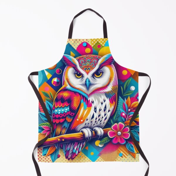 Item preview, pop art style cute owl designed and sold by Dogandesighn.