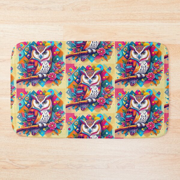Item preview, pop art style cute owl designed and sold by Dogandesighn.