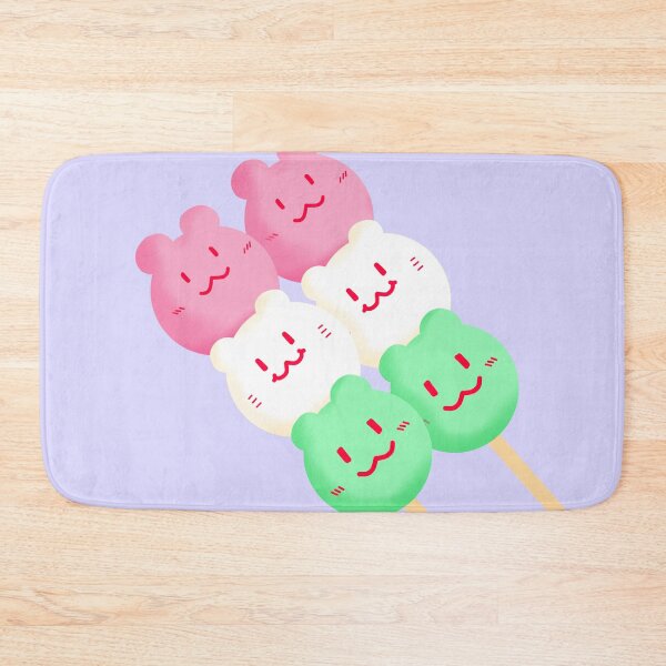 Item preview, Two sticks of cat face hanami dango designed and sold by luvissaya.