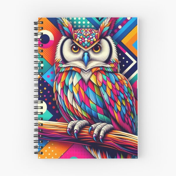 Item preview, pop art style cute owl designed and sold by Dogandesighn.