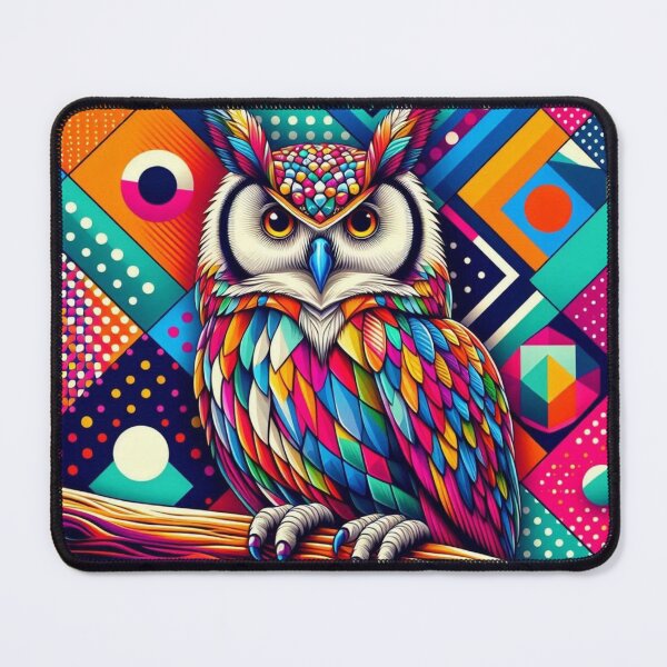 Item preview, pop art style cute owl designed and sold by Dogandesighn.