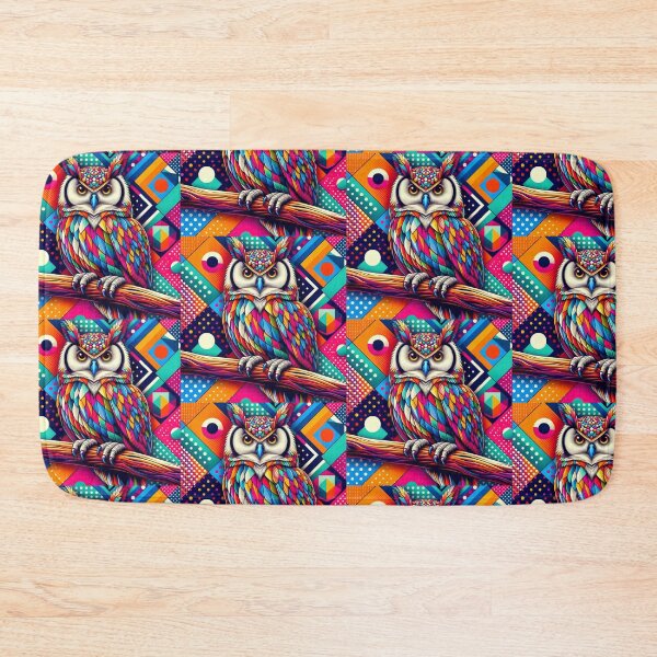 Item preview, pop art style cute owl designed and sold by Dogandesighn.