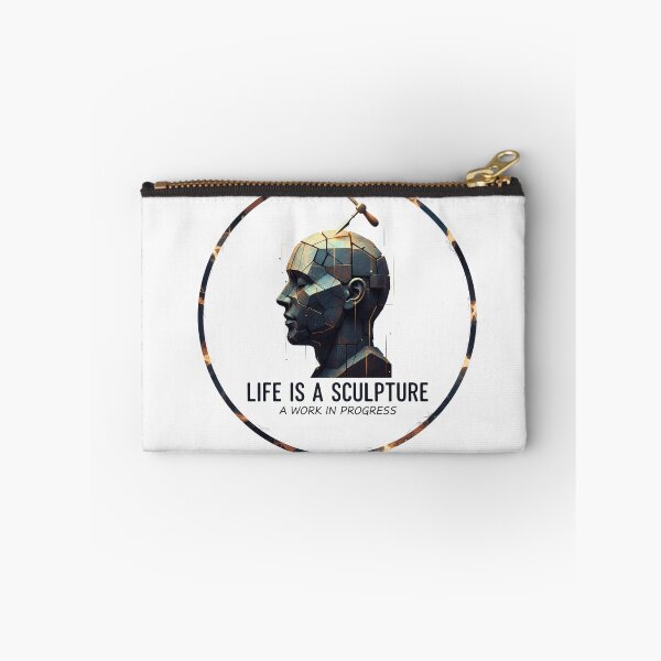 Item preview, Life is a Sculpture Work in Progress - Growth Mindset Inspiration Art designed and sold by FitEnvy.
