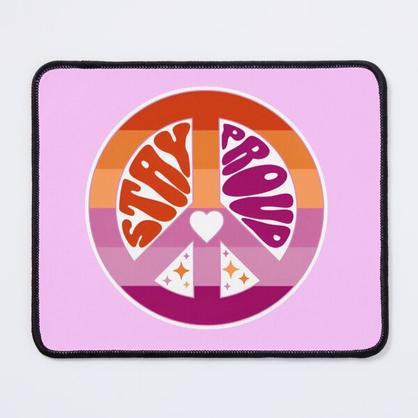 Item preview, Pride Retro Stay Proud Peace Symbol designed and sold by Oniyasha.