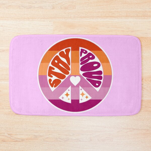 Item preview, Pride Retro Stay Proud Peace Symbol designed and sold by Oniyasha.
