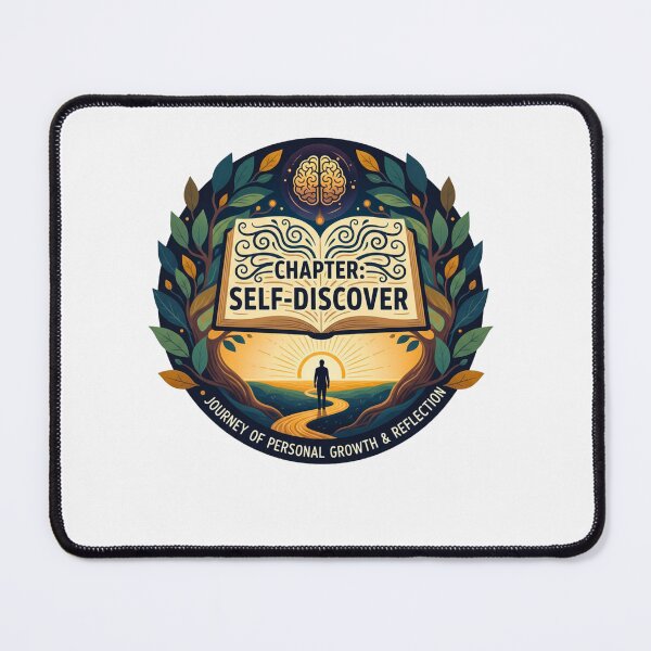 Item preview, Self-Discovery Journey Chapter Design - Personal Growth & Mindfulness Art designed and sold by FitEnvy.