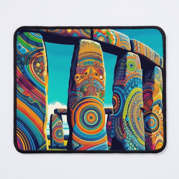 Item preview, colorful stonehenge designed and sold by Dogandesighn.