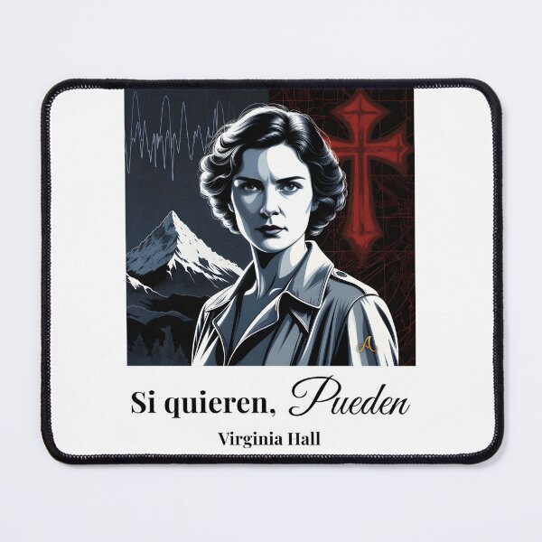 Item preview, Virginia Hall: If They Want To, They Can | Spy Art "The Most Dangerous" | Thrones of Wisdom Collection designed and sold by imprAsiones.