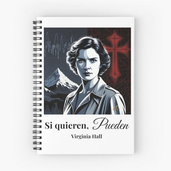 Item preview, Virginia Hall: If They Want To, They Can | Spy Art "The Most Dangerous" | Thrones of Wisdom Collection designed and sold by imprAsiones.