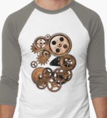 Steampunk Gears Men's Baseball ¾ T-Shirt