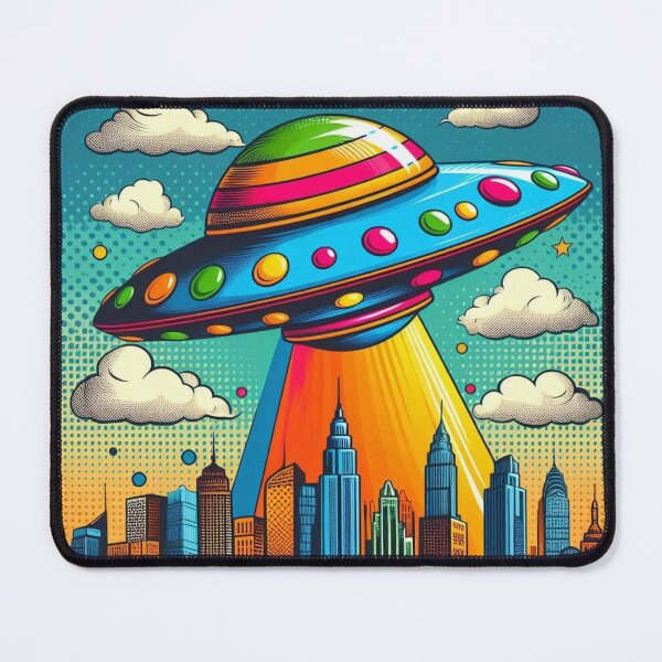 Item preview, pop art style ufo designed and sold by Dogandesighn.