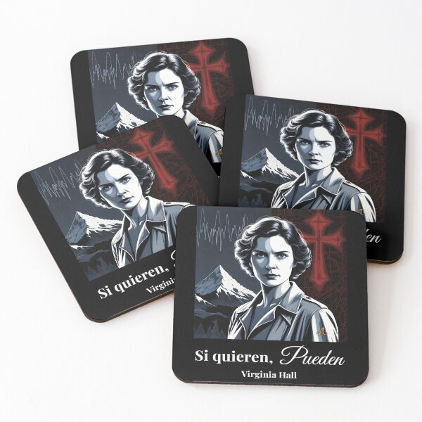 Item preview, Virginia Hall: If They Want To, They Can | Spy Art "The Most Dangerous" - Dark | Thrones of Wisdom Collection designed and sold by imprAsiones.