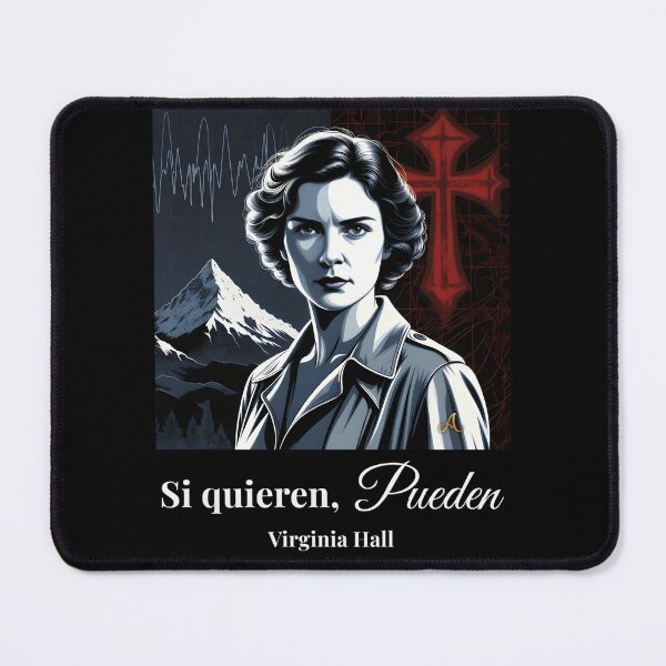 Item preview, Virginia Hall: If They Want To, They Can | Spy Art "The Most Dangerous" - Dark | Thrones of Wisdom Collection designed and sold by imprAsiones.
