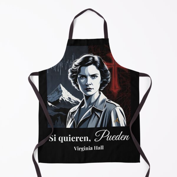 Item preview, Virginia Hall: If They Want To, They Can | Spy Art "The Most Dangerous" - Dark | Thrones of Wisdom Collection designed and sold by imprAsiones.