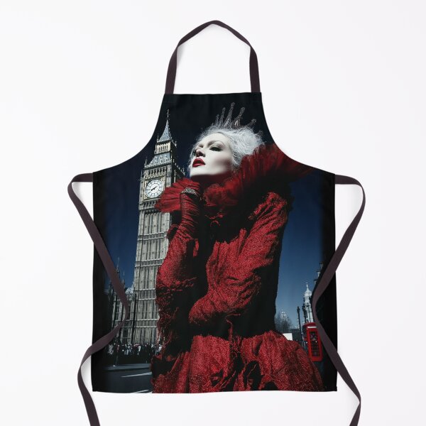 Item preview, Lady in red in London - glamorous fashion portrait designed and sold by KsaveraArt.
