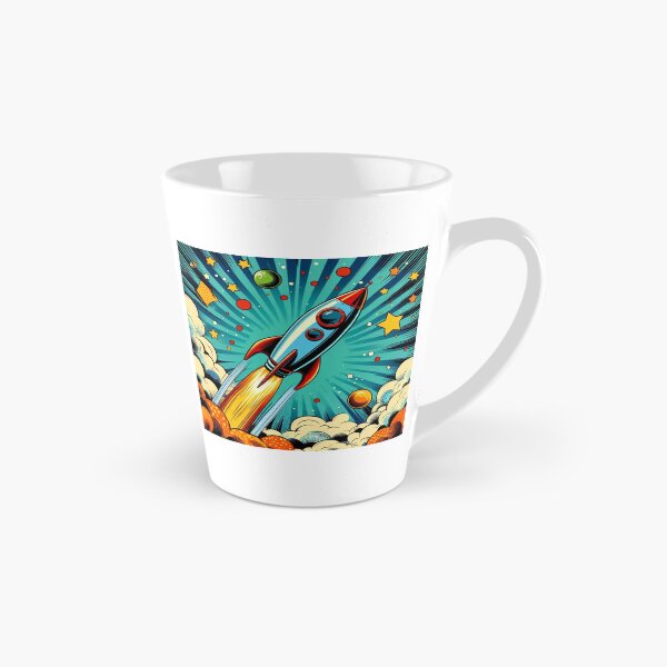 Item preview, pop art style rocket designed and sold by Dogandesighn.