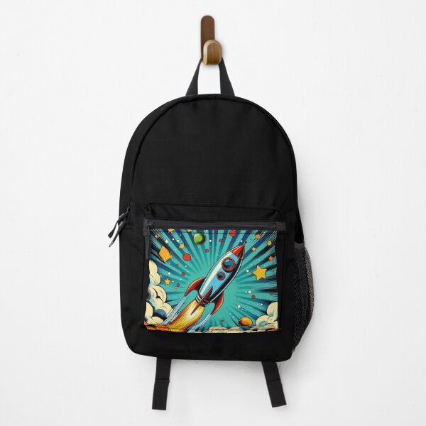 Item preview, pop art style rocket designed and sold by Dogandesighn.