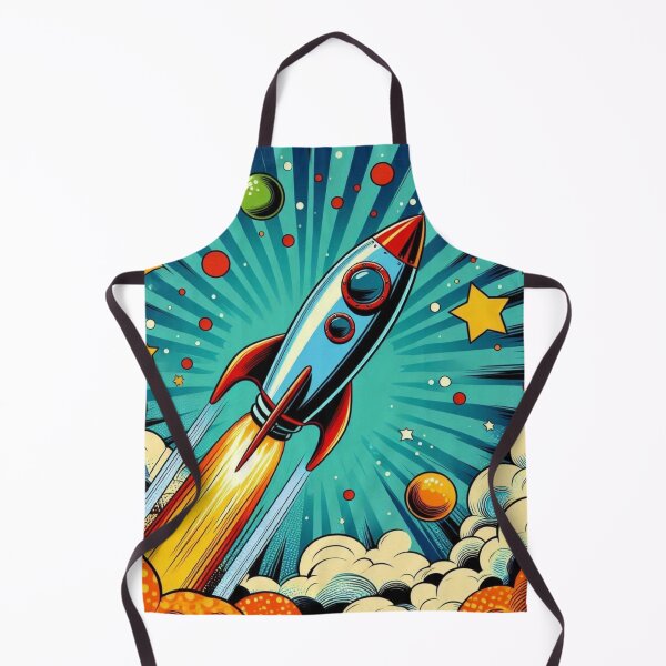 Item preview, pop art style rocket designed and sold by Dogandesighn.