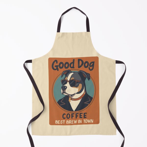 Item preview, Retro Coffee Dog Poster | Vintage Café Advertising Art designed and sold by AM-little-shop.