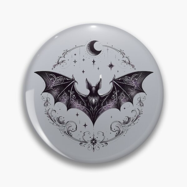 Item preview, Night-Wing Gothic Bat – Dark Mystic Symbol designed and sold by Roberta Calabrese.