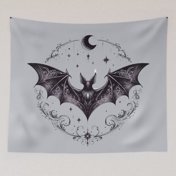 Item preview, Night-Wing Gothic Bat – Dark Mystic Symbol designed and sold by Roberta Calabrese.