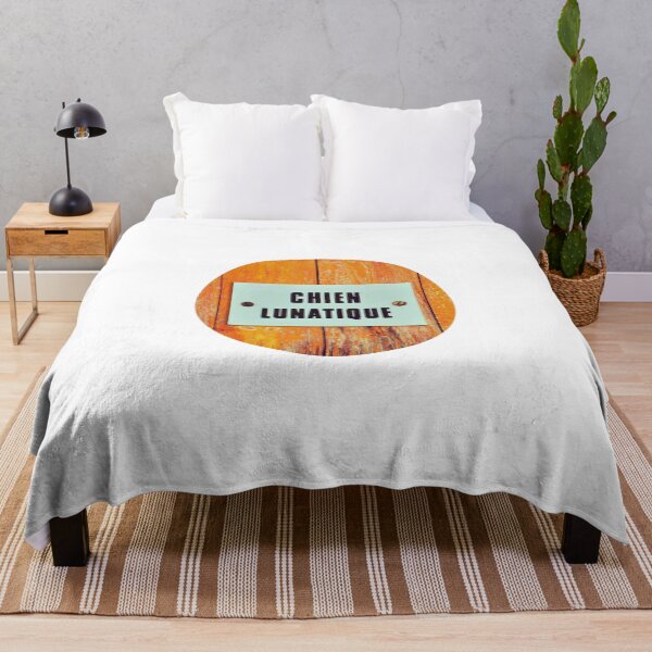 Item preview, Crazy Dog Warning Sign designed and sold by CarolinaReina.