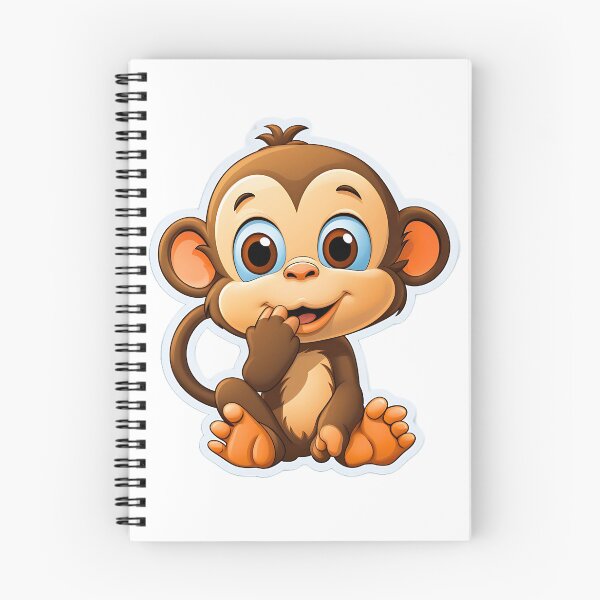 Item preview, A CARTOON BABY MONKEY designed and sold by infinitearte.