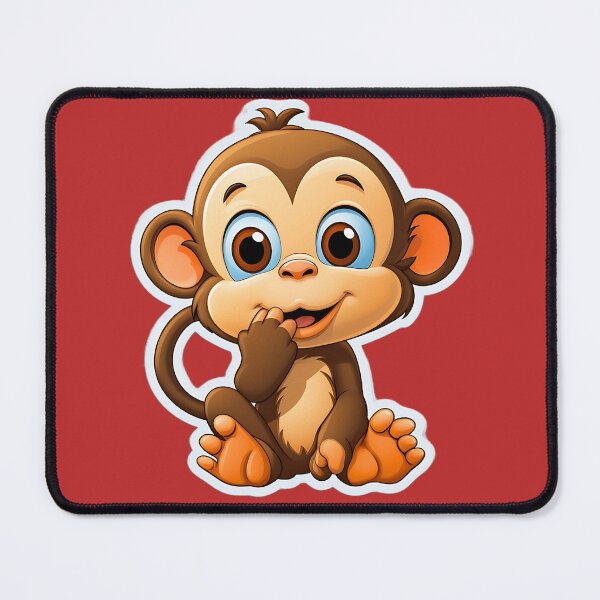 Item preview, A CARTOON BABY MONKEY designed and sold by infinitearte.
