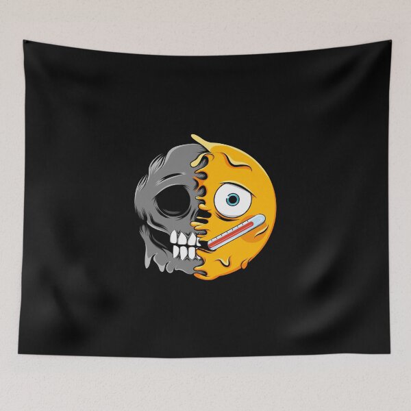 Item preview, Goth sick emoji designed and sold by Joncasmiart.