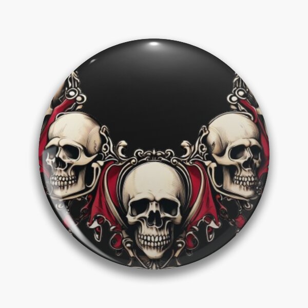 Item preview, Skull collar – Gothic statement necklace designed and sold by Antik by Schulz.