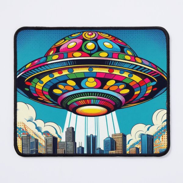 Item preview, colorful ufo designed and sold by Dogandesighn.