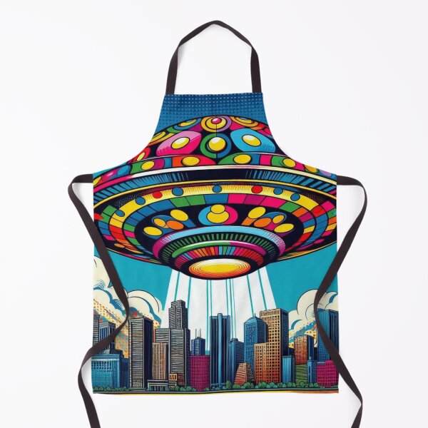 Item preview, colorful ufo designed and sold by Dogandesighn.