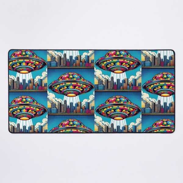 Item preview, colorful ufo designed and sold by Dogandesighn.