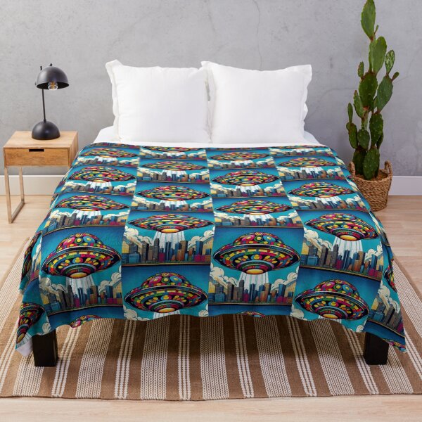 Item preview, colorful ufo designed and sold by Dogandesighn.